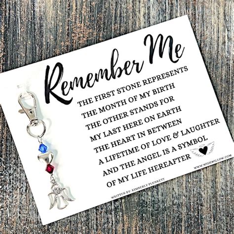 Remember Me Poem - Etsy