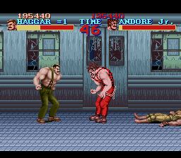 Screenshot of Final Fight (SNES, 1990) - MobyGames