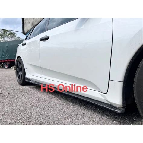 Honda Civic Fc Varis Design Pp Side Lips Side Diffuser Design