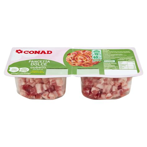 Pancetta Dolce Cubetti X G Conad Online Conad