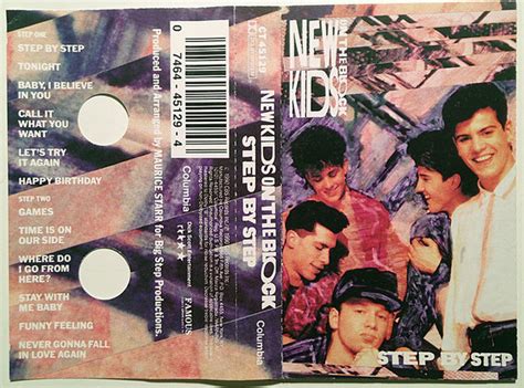 New Kids On The Block – Step By Step – Cassette (Album), 1990 [r904659] | Discogs