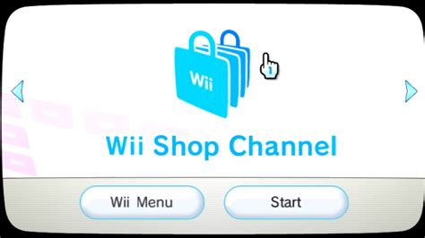 Wii Shop Channel Menu Banner Theme Youtube