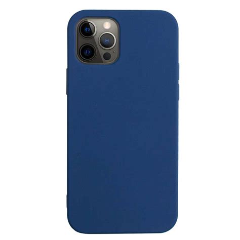 Simple Case Para Iphone Pro Max Azul Marinho Capa Protetora