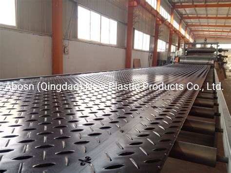 Temporary UHMWPE HDPE Ground Protection PE Plastic Road Access Mat