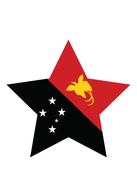 Papua New Guinea Flag Png Transparent Png Mart