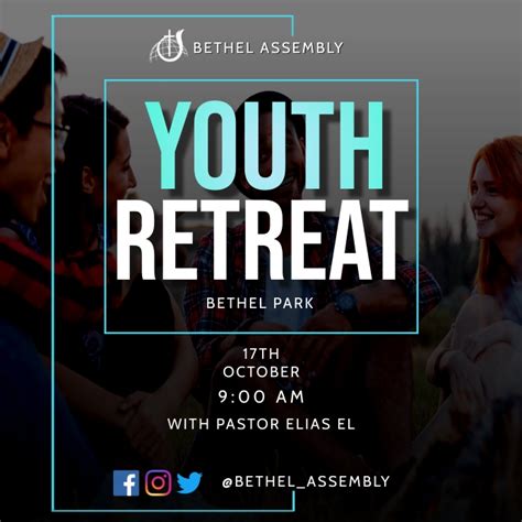 Copy Of Youth Retreat Postermywall