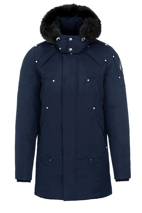 Moose Knuckles Stirling Parka Navy Tip De Bruin Amsterdam