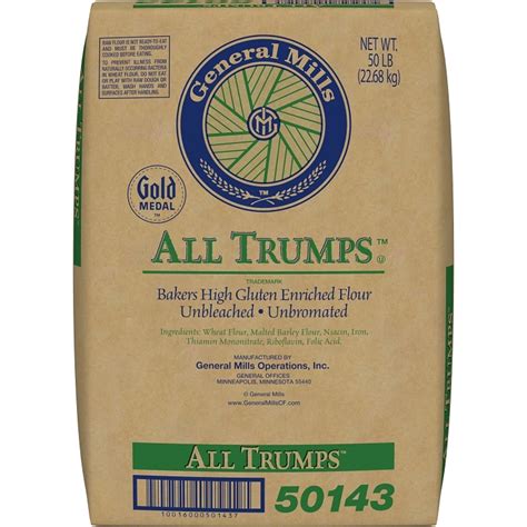 Gold Medal High Gluten Wheat Flour Unbleached All Trumps Us Foods