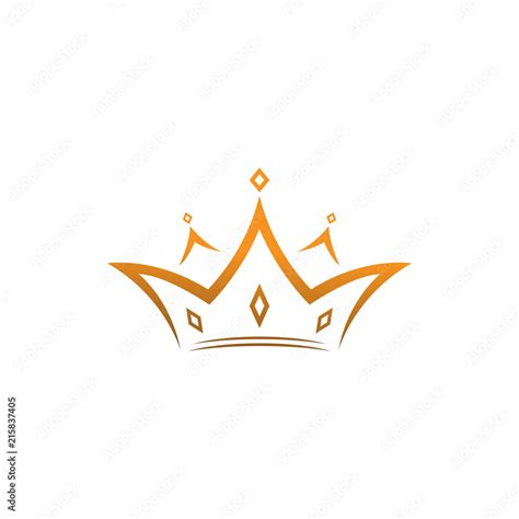 crown king logo Stock Vector | Adobe Stock