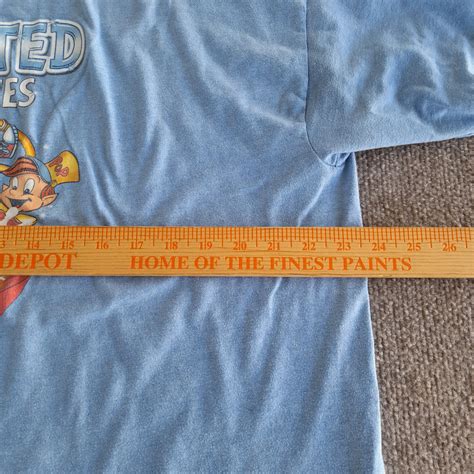 Vintage Kelloggs Frosted Krispies Ringer Shirt Blue L Gem