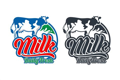 Milk Daily Fresh Design Logo 5513506 Vector Art At Vecteezy