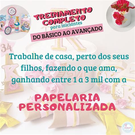 Curso de Papelaria Personalizada para iniciantes Pérola Papelaria