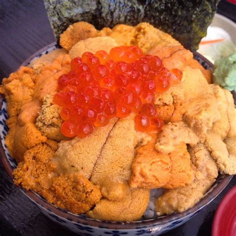 Sea Urchin Rice Bowl At Sakura On Convoy Street Lunch Want To