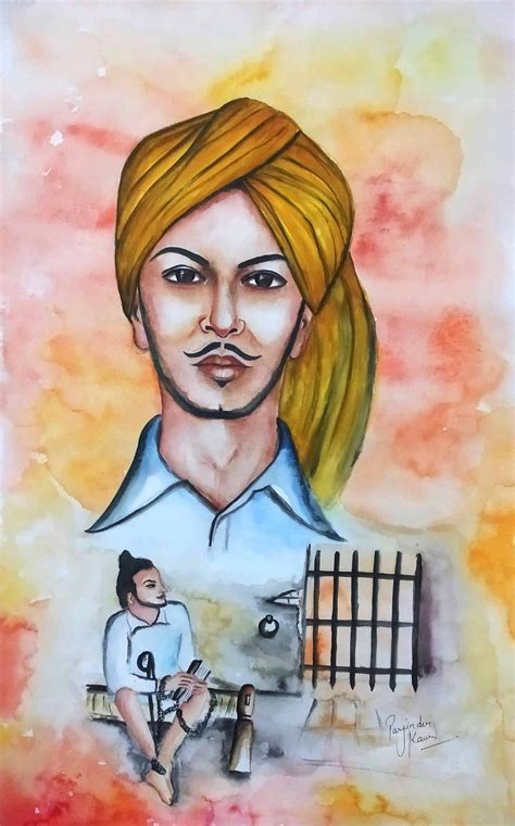 Bhagat Singh Painting