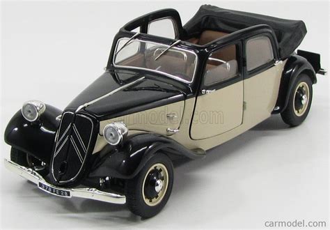 SOLIDO 118370 Scale 1 18 CITROEN TRACTION 11B DECOUVRABLE 1938 BLACK