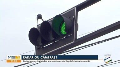 MSTV 1ª Edição Campo Grande Semáforos da Capital recebem câmeras