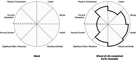 Life Balance Wheel Worksheet