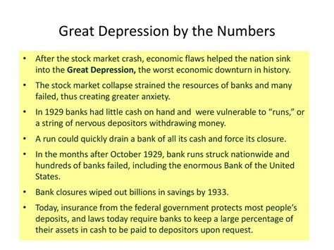 Chapter 21 The Great Depression Begins Section 1 The Great Crash