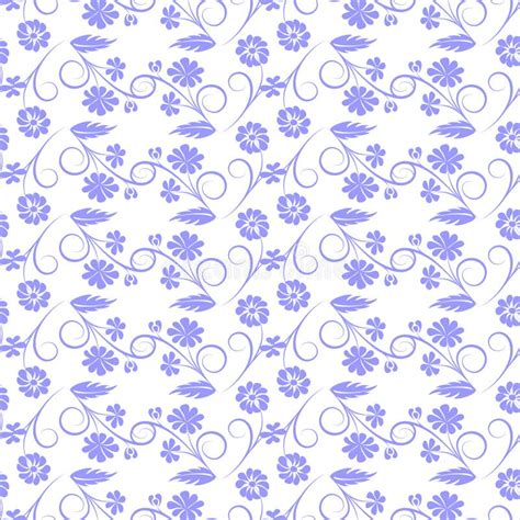 Flores Grises En El Fondo Blanco Ilustraci N Del Vector Ilustraci N