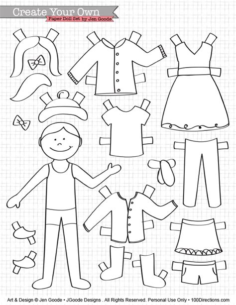 Paper Doll Archives 100 Directions