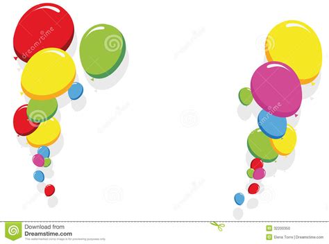 Balloon Border Clipart | Free download on ClipArtMag