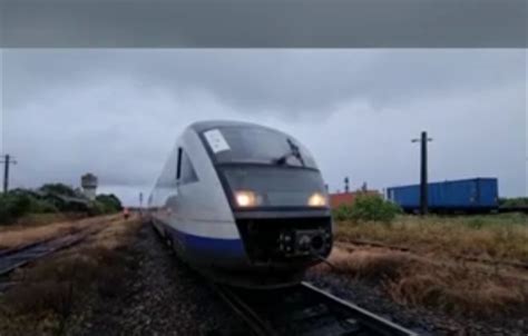 Momente de groază într un tren care plecase din Capitală A rămas fără