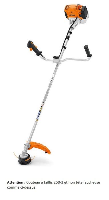 Débroussailleuse thermique FS 111 Stihl Couteau taillis 250 3 Stihl