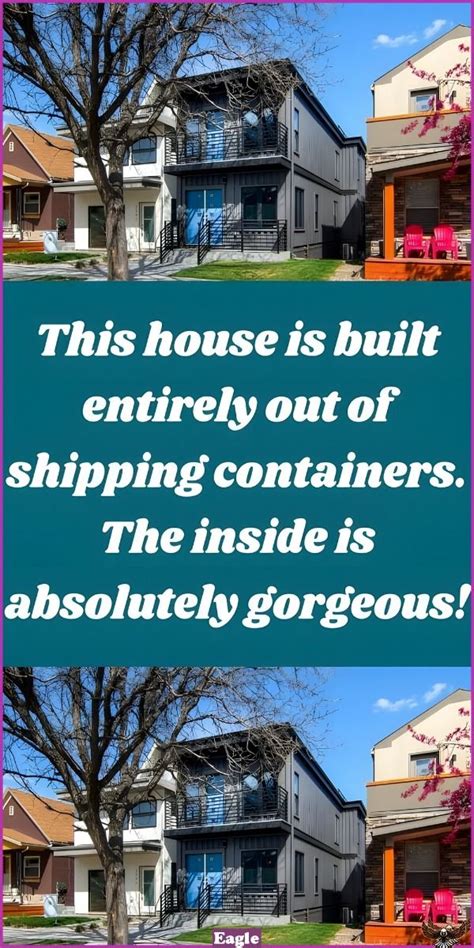 This House Is Built Entirely Out Of Shipping Containers The Inside Is