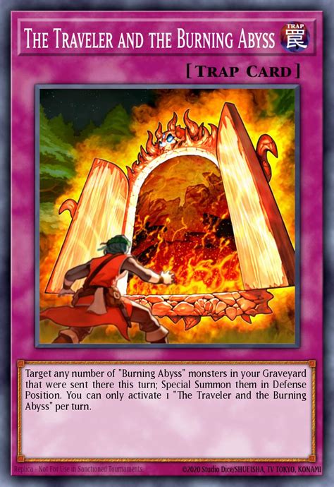 The Traveler And The Burning Abyss Yu Gi Oh Card Database Ygoprodeck