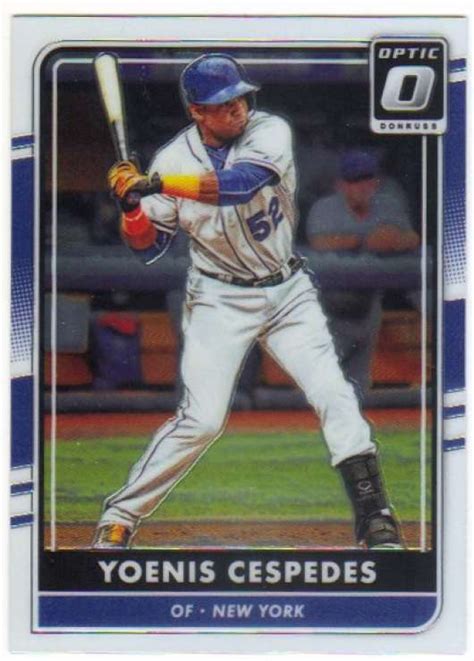 2016 Panini Donruss Optic Chrome Base Card 79 Yoenis Cespedes Mets EBay