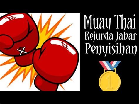 Pertandingan Muay Thai Kejurda Jabar Lawan KO Di Ronde Pertama