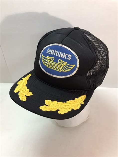 Vintage Brinks Security Armored Truck Driver Snapback… - Gem