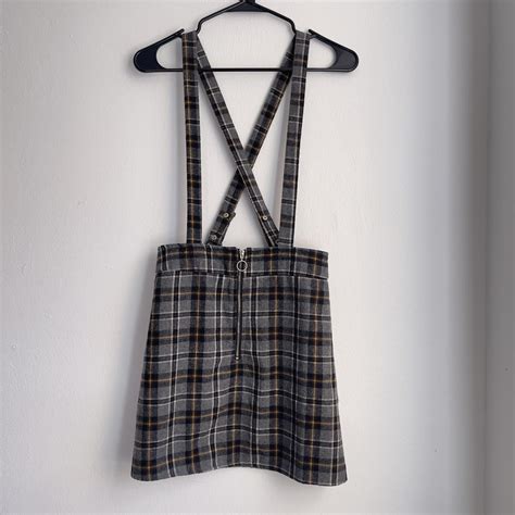 Plaid Suspender Dress 🫶🏻 Barely Worn In Excellent Depop