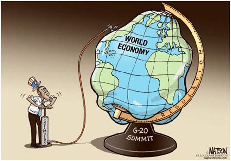 Worlds Economic Problems Trump Land