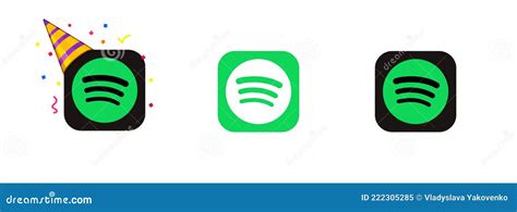 Set Of Spotify Icons. Green Spotify Logo. Online Spotify. Logo. Vector ...