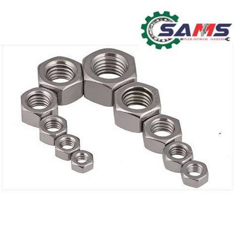 Sams Hexagonal Nut Stainless Steel Metric At Piece Hex