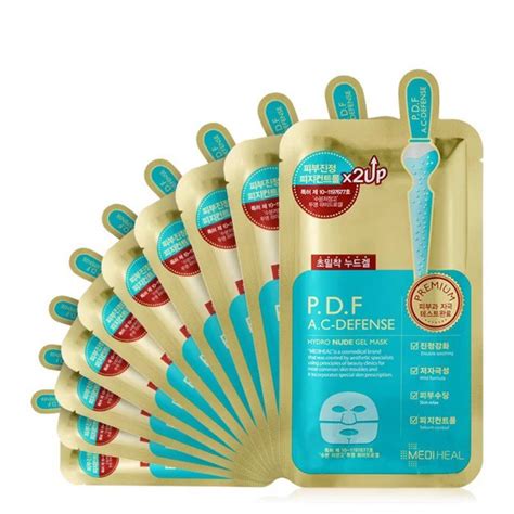 Review Mặt Nạ Thạch Mát Lạnh Làm Dịu Da Thẩm Thấu Dưỡng Chất Mediheal P D F A C Defense Nude
