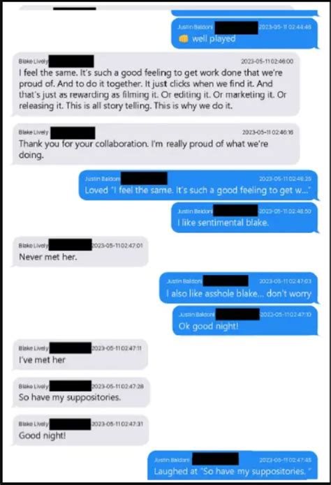 Blake Lively's flirtatious messages with Justin Baldoni before 'It Ends