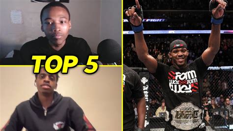 Top 5 Ufc Fighters All Time Big Shot Podcast Youtube