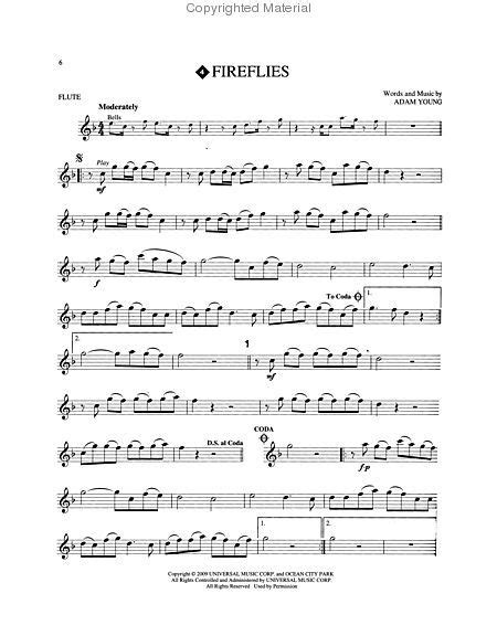 Flute Sheet Music For Popular Songs Sheet Music Hal Leonard