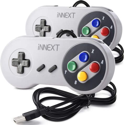 2 Pack New Snes Controller Saffun Retro Usb Super Classic