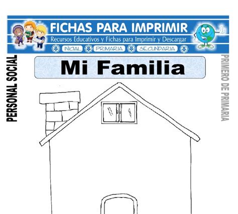 Ficha De Mi Familia Para Primero De Primaria Fichas Para Imprimir