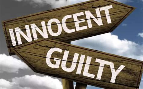 The Presumption Of Innocence In Criminal Cases