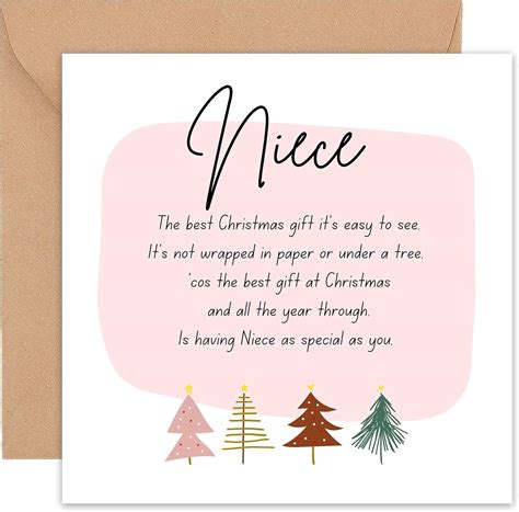 Amazon Felbridge Studio Niece Christmas Card Christmas Cards