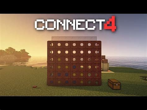 Redditor Creates Connect 4 Inside Minecraft Using Mangrove Trapdoors And Redstone