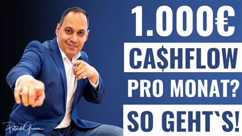 1 000 CASHFLOW PRO MONAT So Einfach Geht Heute Passives