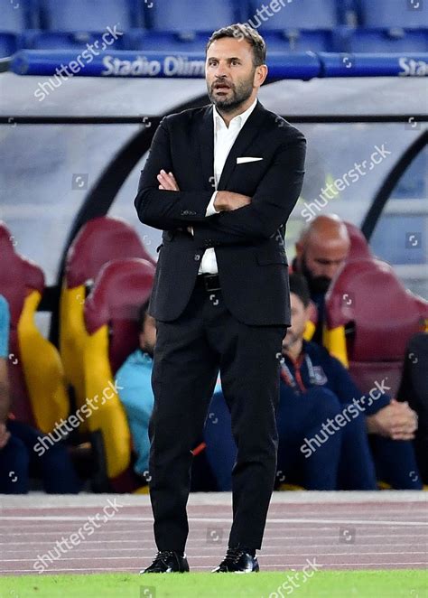 Istanbul Basaksehirs Head Coach Okan Buruk Editorial Stock Photo