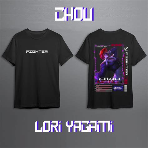 Mobile LEGEND CHOU SKIN KOF T Shirt The Latest CHOU MLBB FIGHTER SKIN