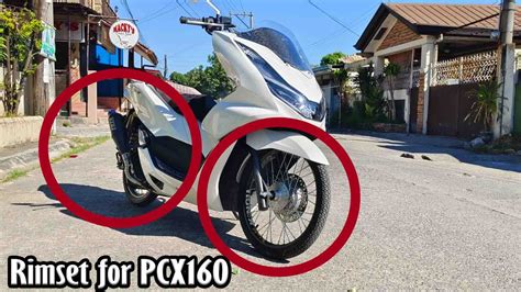 HONDA PCX 160 RIMSET YouTube