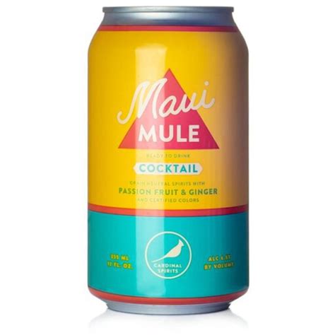 Cardinal Spirits Maui Mule Rtd Cocktail Cans 12oz Belmont Beverage